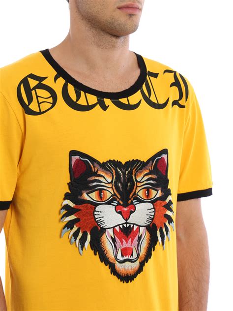 vintage gucci replica t shirt|angry cat t shirt gucci.